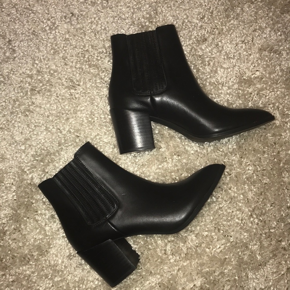 Steve Madden Black Booties